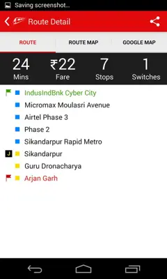 Delhi-NCR Metro android App screenshot 0