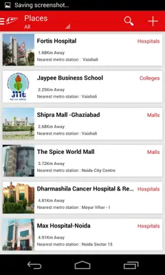 Delhi-NCR Metro android App screenshot 3